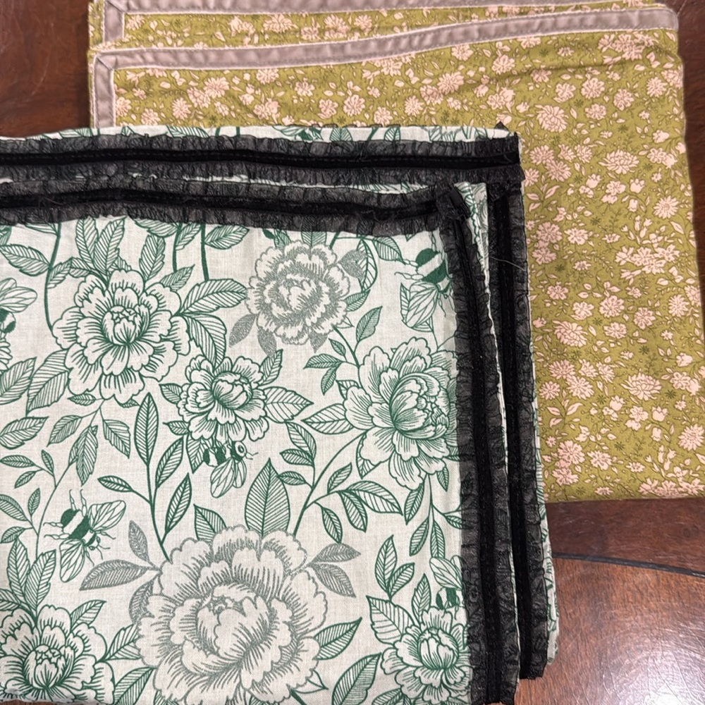 Botanical floral Baby Blankets